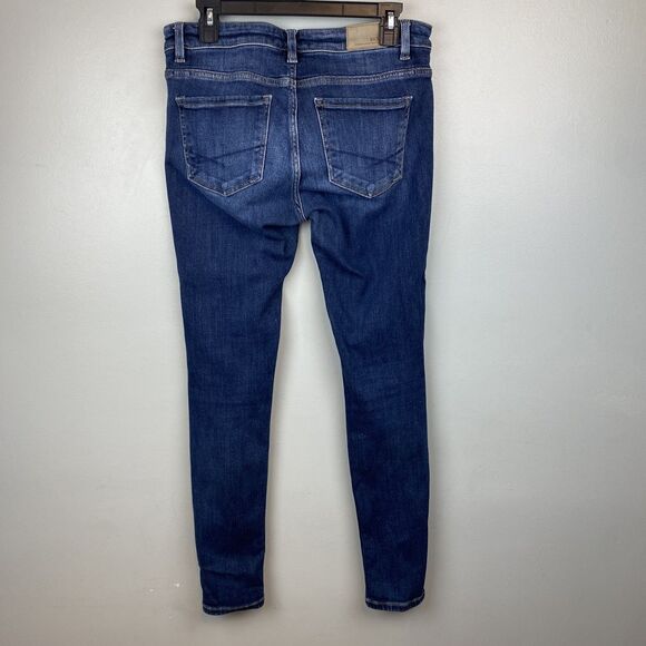 BKE Payton Jeans Womens 27x31.5 Blue Mid Rise Skinny Stretch Denim Universal Fit - Picture 3 of 11